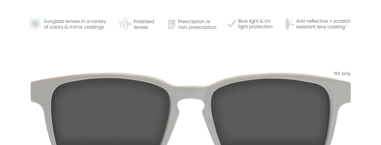 Polarized sunglasses in prescription or non-prescription at www.honesteyecare.org