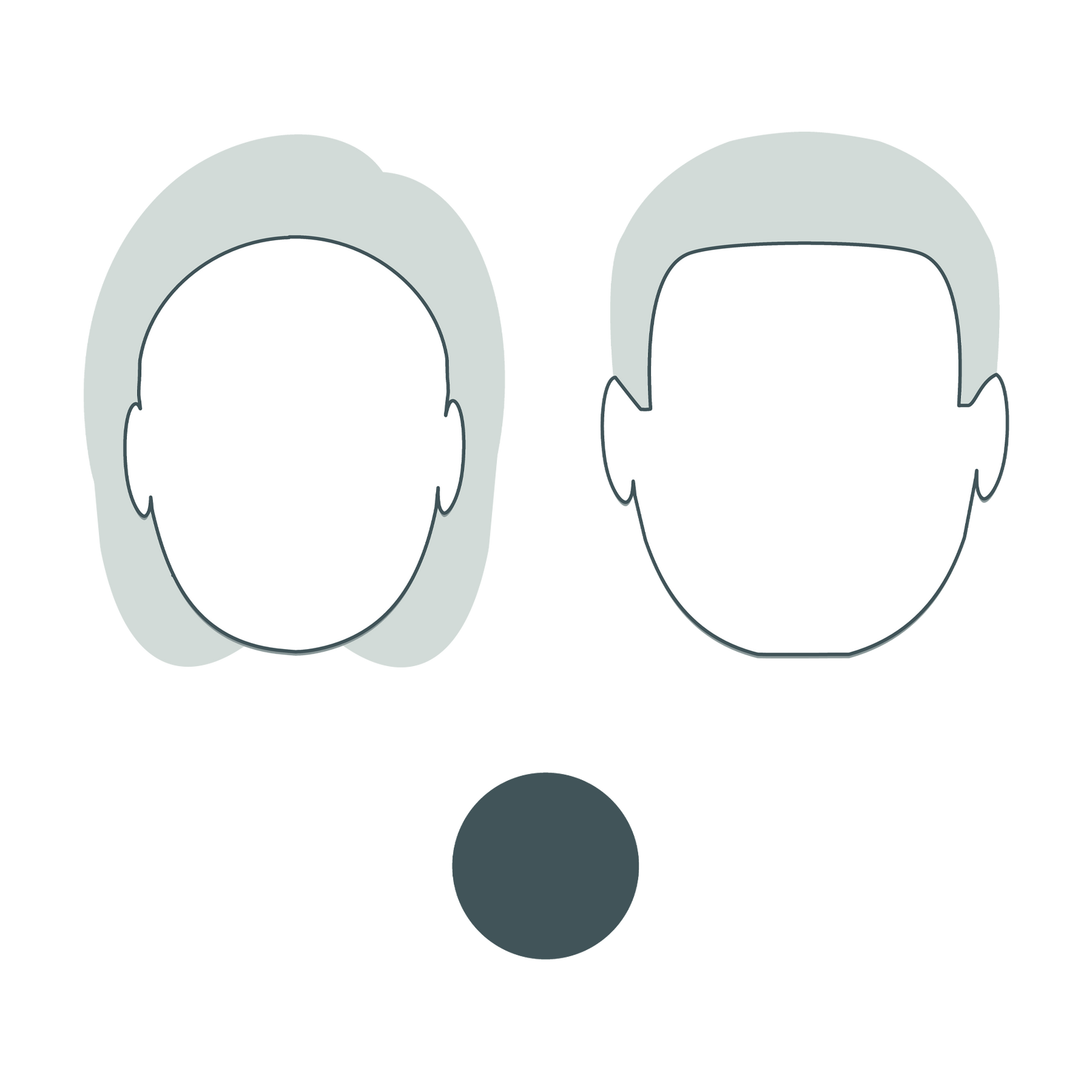 Round Face Shape | UNISEX