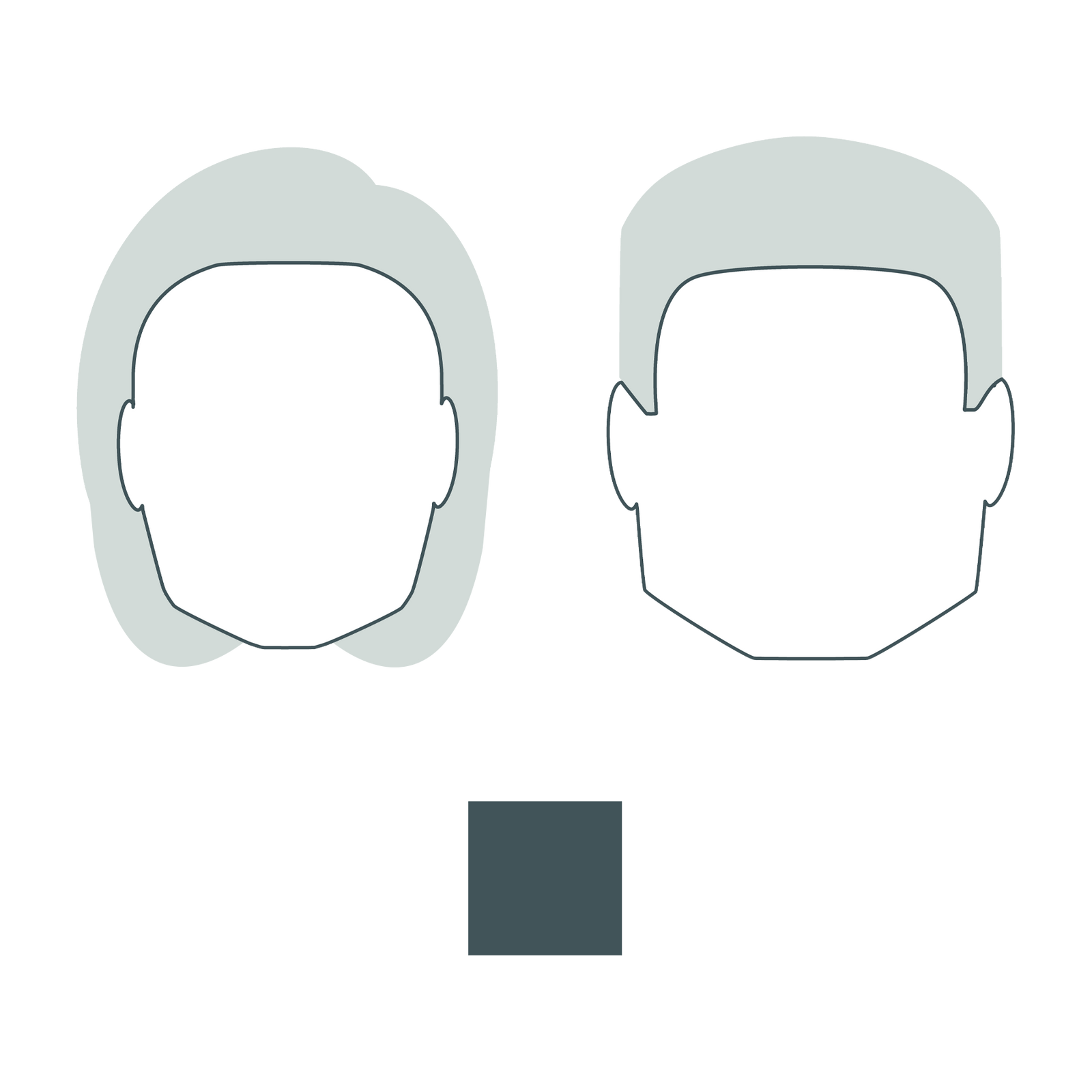Square Face Shape | MENS